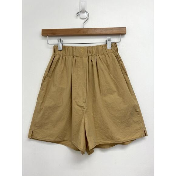 The Frankie Shop Lui Organic Cotton Boxer Short Relaxed Pull On Elastic Waist XS - Picture 9 of 10